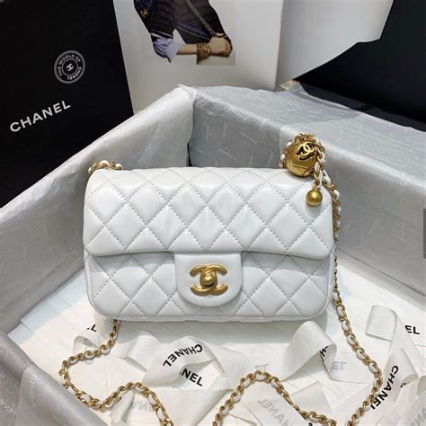 chanel fabric small purse bag white flower|chanel new bag 2022.